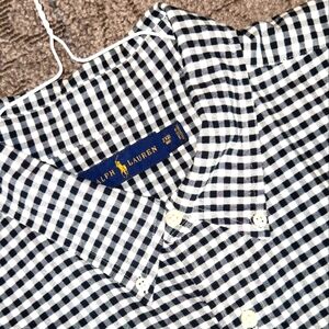 Polo Ralph Lauren Oxford button down, Black and white, size 2XB